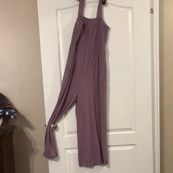 Elegant Purple Jumpsuit - Picture 2 of 3